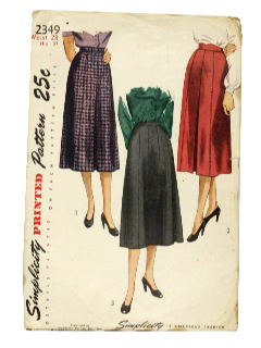 1950's Womens Sewing Pattern