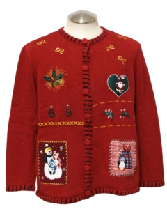 1980's Womens Ugly Christmas Sweater