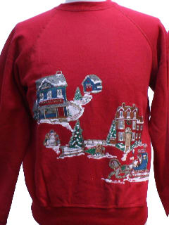 1980's Unisex Ugly Christmas Sweatshirt