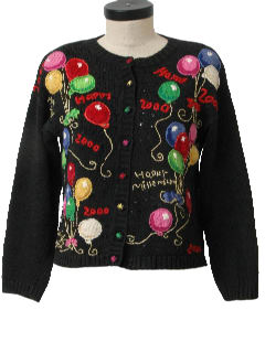 1990's Womens After Christmas Ugly New Years Sweater