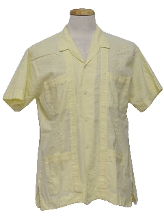 1980's Mens Guayabera Shirt