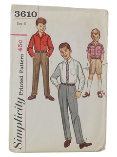 1960's Mens/Childs Pattern