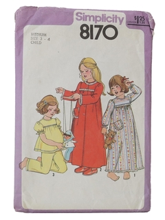 1970's Womens/Childs Pattern