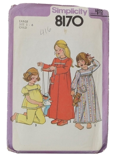 1970's Womens/Childs Pattern