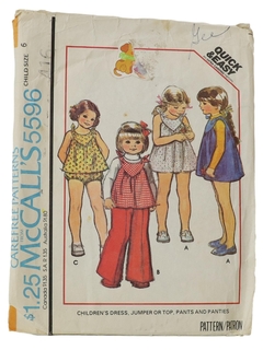 1970's Womens/Childs Pattern