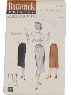 1950's Womens Pattern