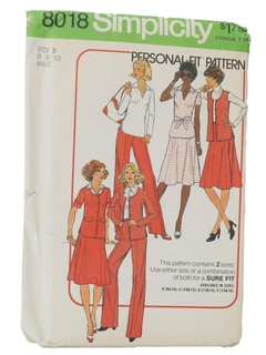 1970's Womens Pattern