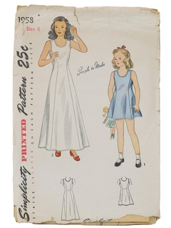 1940's Womens/Childs Pattern