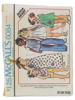 1970's Womens/Childs Pattern