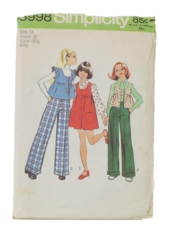 1970's Womens or Girls Pattern