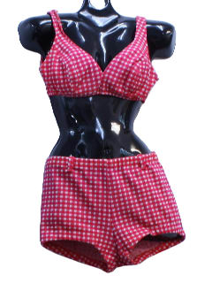 1960's Womens Mod Bikini Swimsuit