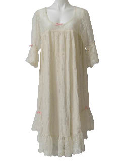 1980's Womens Lingerie Dress