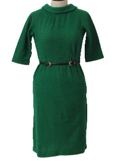 1950's Womens/Girls Wool Dress