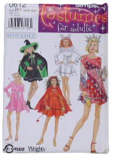 1990's Womens Costume Pattern