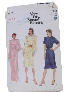 1980's Womens Pattern