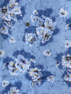 1950's Rayon Crepe Hawaiian Fabric