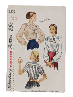 1940's Womens Pattern