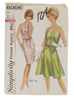 1960's Womens Pattern