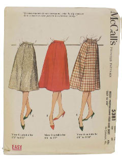 1960's Womens Pattern