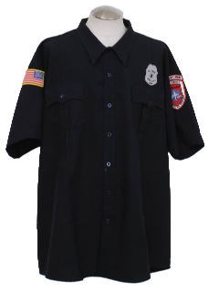 1990's Mens Grunge Work Shirt