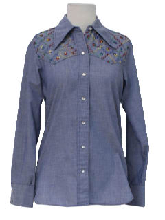 1970's Womens Western Shirt