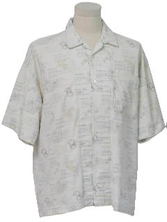 1980's Mens Hawaiian Shirt