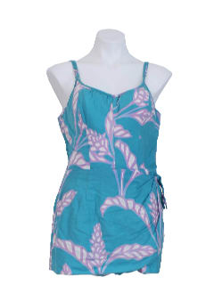 1980's Womens Hawaiian Swimsuit