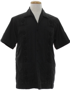 1980's Mens Guayabera Shirt