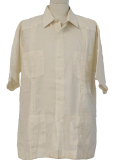 1980's Mens Guayabera Shirt