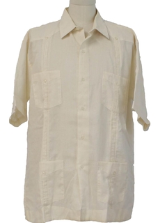 1980's Mens Guayabera Shirt