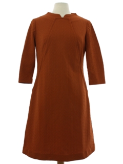 1960's Womens Mod Knit Dress