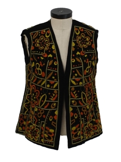 1980's Womens Hippie Vest