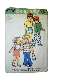 1970's Unisex/Childs Pattern