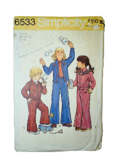 1970's Unisex/Childs Pattern