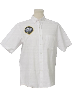 1990's Mens Library Security Work Shirt