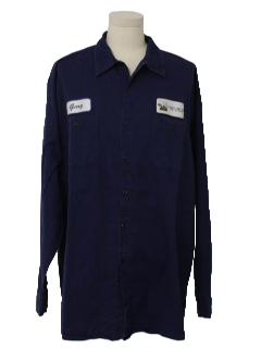 1990's Mens Grunge Work Shirt