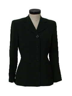 1940's Womens Fab Forties Wool Gabardine Jacket 