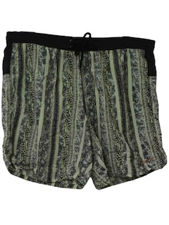 1990's Mens Wicked 90s Swim Shorts