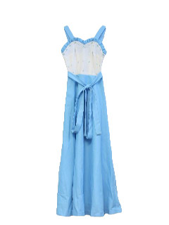 1960's Womens/Girls Maxi Dress