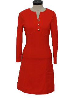 1970's Womens Knit Dress