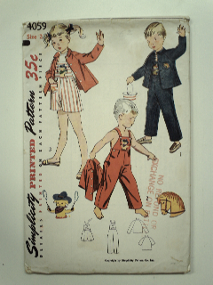 1950's Unisex/Childs Pattern