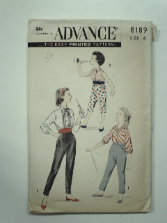 1950's Womens/Childs Pattern