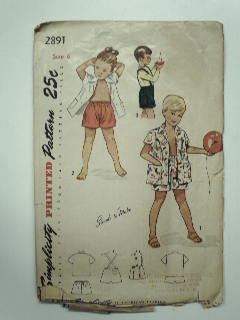 1940's Unisex/Childs Pattern