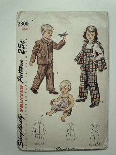 1940's Unisex/Childs Pattern