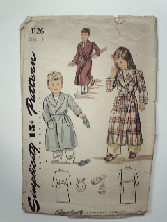 1940's Unisex/Childs Pattern