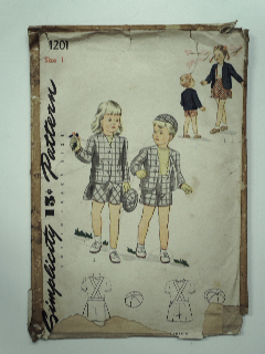 1940's Unisex/Childs Pattern