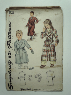 1940's Unisex/Childs Pattern