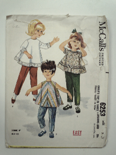 1960's Womens/Childs Pattern