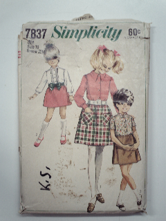 1960's Womens/Girls Pattern