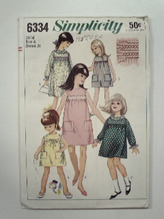 1960's Womens/Childs Pattern